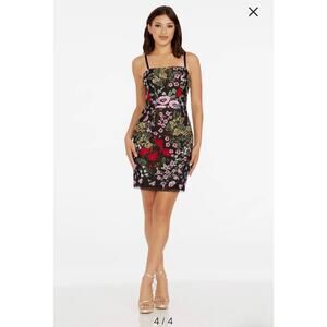 Lulus Flower Field Mini Dress
